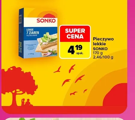 Pieczywo lekkie Sonko promocja w Carrefour