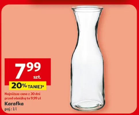 Karafka szklana promocja w Auchan