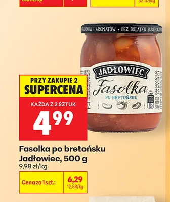 Fasolka po bretońsku Jadłowiec promocja w Biedronka