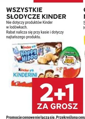 Słodycze KINDER promocja w Stokrotka