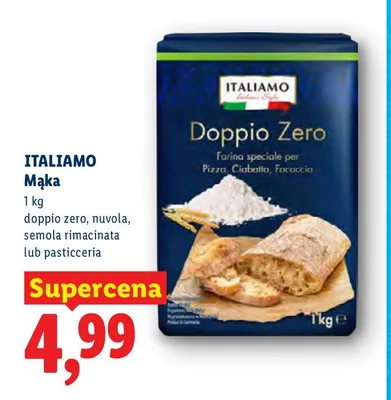 Mąka ITALIAMO Doppio Zero promocja w Lidl