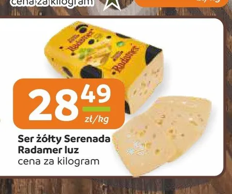 Ser żółty Serenada Radamer promocja w Społem Częstochowa