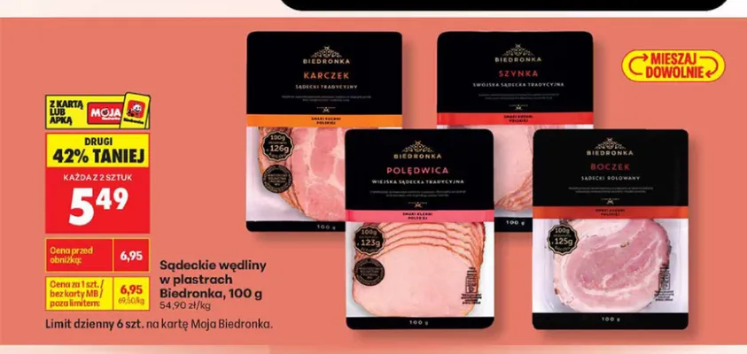 Boczek Sądecki Rolowany w plastrach Biedronka promocja w Biedronka