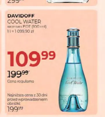 Woda toaletowa damska Davidoff Cool Water promocja w Drogerie Jawa