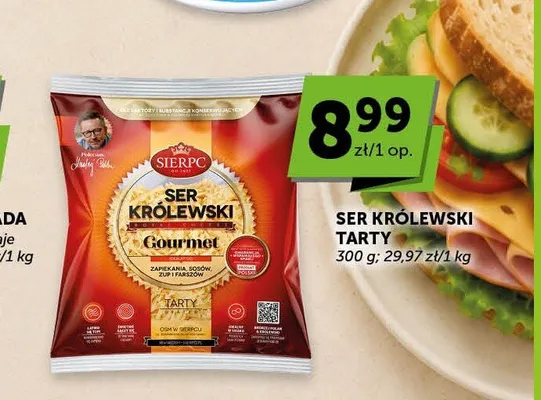 Ser Królewski Tarty Gourmet Sierpc promocja w Groszek