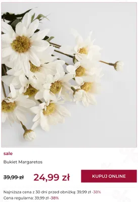 Bukiet Margaretos home&you promocja w home&you