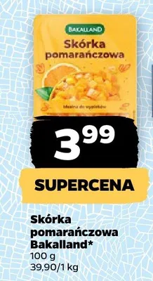 Skórka pomarańczowa Bakalland promocja w Netto