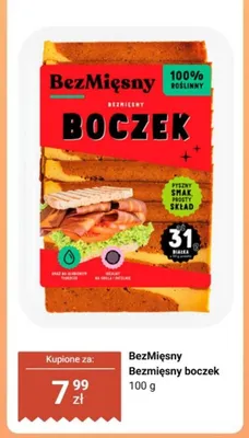 Bezmięsny boczek BezMięsny promocja w Biedronka