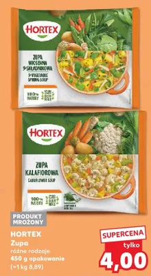 Zupa różne rodzaje Hortex promocja w Kaufland