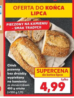 Chleb pszenny bez drożdży ze słonecznikiem promocja w Kaufland