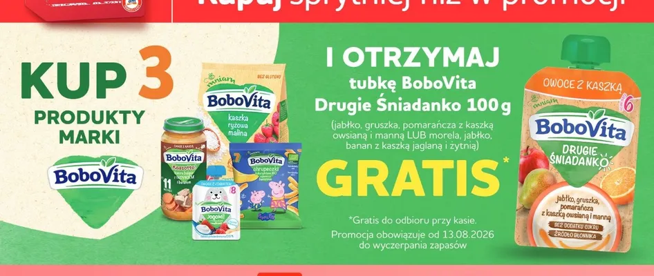 Produkty BoboVita promocja w Drogerie DM