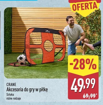 Akcesoria do gry w piłkę CRANE promocja w Aldi