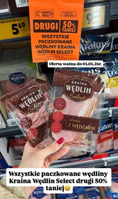Wędliny paczkowane promocja w Biedronka