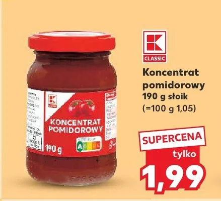 Koncentrat pomidorowy promocja w Kaufland
