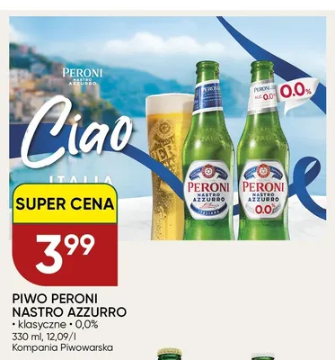 Piwo Peroni Nastro Azzurro klasyczne promocja w Chata Polska