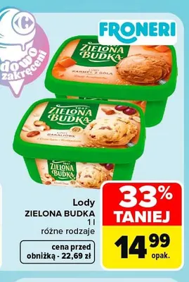 Lody Zielona Budka promocja w Carrefour