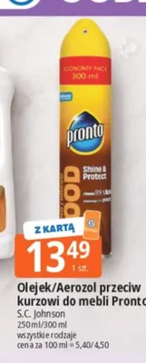 Olejek przeciw kurzowi do mebli Pronto promocja w Leclerc