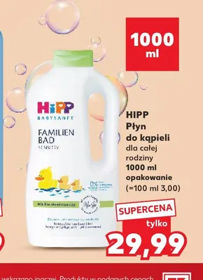 Płyn do kąpieli dla całej rodziny HiPP promocja w Kaufland