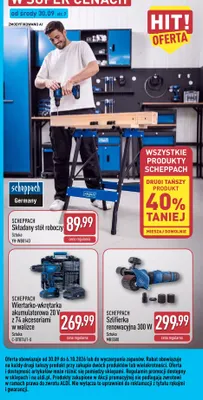 Szlifierka renowacyjna MRS500 Scheppach promocja w Aldi
