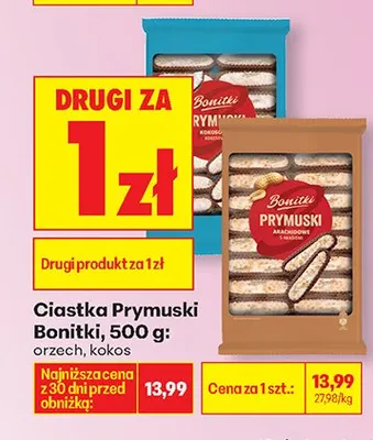 Ciastka Prymuski kokos promocja w Biedronka