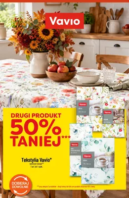 Tekstylia Vavio promocja w POLOmarket