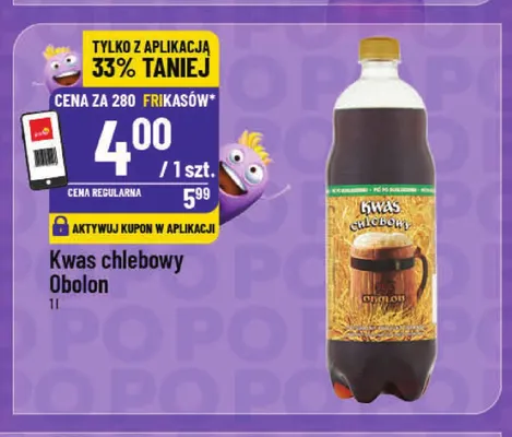 Kwas chlebowy Obolon promocja w POLOmarket