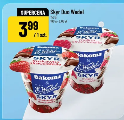 Skyr Duo Wedel promocja w POLOmarket