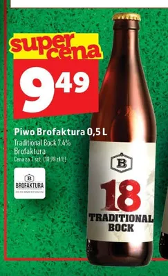 Piwo Brofaktura Traditional Bock promocja w TOPAZ