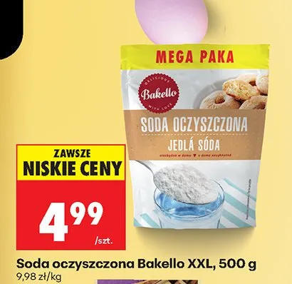 Soda oczyszczona XXL promocja w Biedronka