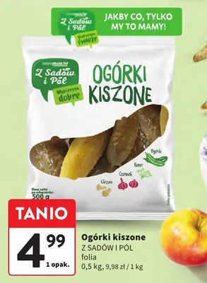 Ogórki kiszone promocja w Intermarche