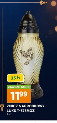 Znicz nagrobkowy Luks T-575MGZ promocja w Stokrotka