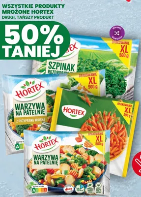 Warzywa mrożone Hortex promocja w Dino