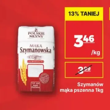 Mąka pszenna Szymanów Polskie Młyny promocja w API Market