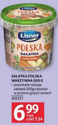 Sałatka polska jarzynowa Lisner promocja w Selgros