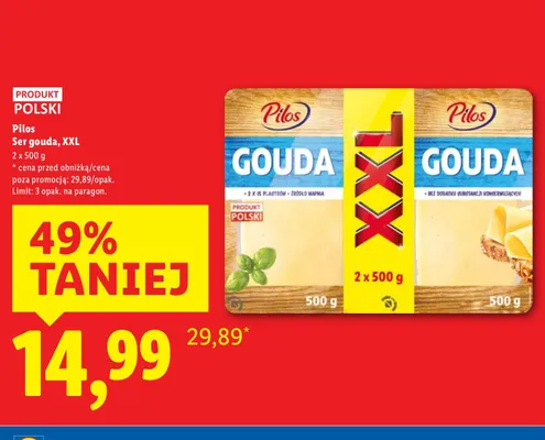 Ser gouda, XXL promocja w Lidl