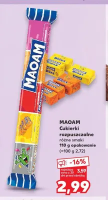 Cukierki rozpuszczalne Maoam Bloxx promocja w Kaufland