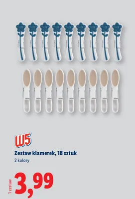 Zestaw klamerk promocja w Lidl