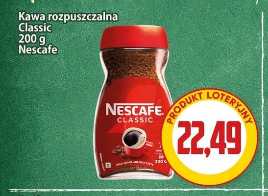 Kawa rozpuszczalna Classic Nescafe promocja w Kupiec