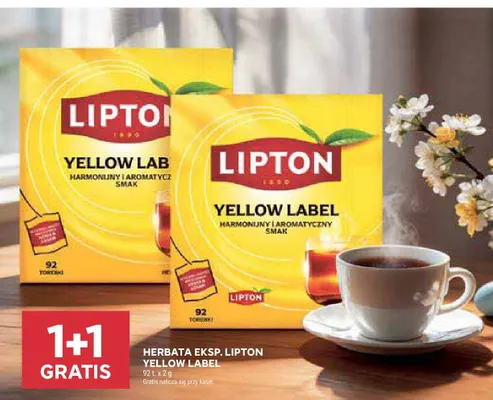 Herbata eksp. Yellow Label promocja w Stokrotka