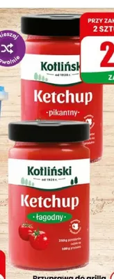 Ketchup łagodny Kotliński promocja w Dino