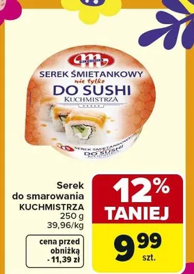 Serek śmietankowy do sushi promocja w Carrefour