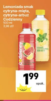Lemoniada smak cytryna-mięta Codzienny promocja w Delikatesy Centrum