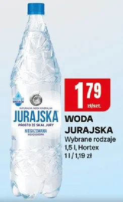 Woda Jurajska wybrane rodzaje promocja w Chorten