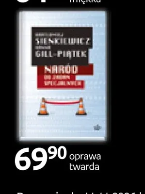 Książka Naród oprawa twarda promocja w Empik