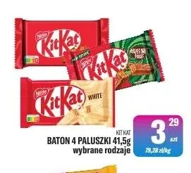 Baton 4 Paluszki Kit Kat promocja w Tomi Markt