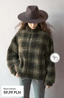 Bluza sherpa promocja w Sinsay