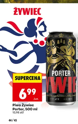 Piwo Żywiec Porter promocja w Biedronka