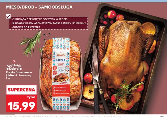 Kaczka faszerowana jabłkami i żurawiną Stąd takie Dobre! promocja w Kaufland