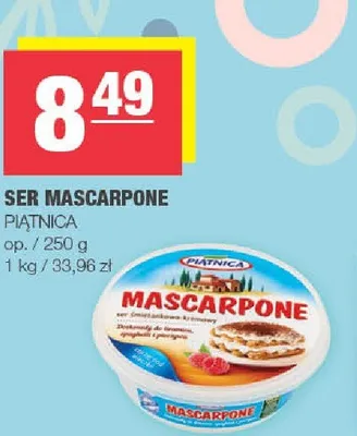 Ser mascarpone promocja w SPAR