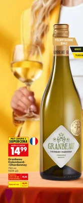 Wino Colombard-Chardonnay Grande Reserve promocja w Biedronka